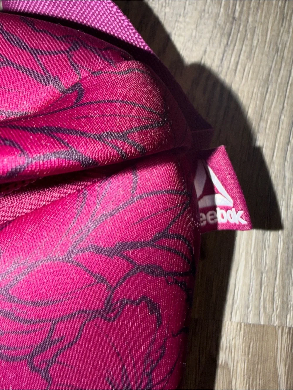 Reebok Pink Floral Crossbody Belt Bag Fanny Pack